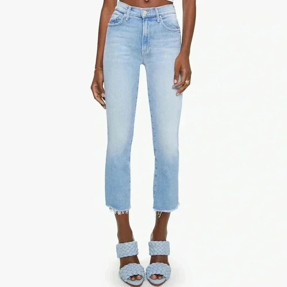 MOTHER- The Insider Crop Step Fray Limited Edition Jeans | Size 30 - Picture 1 of 15